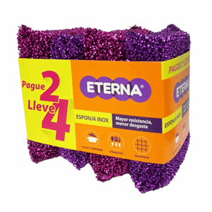 Esponja Inox Eterna Pague 2 Lleve 4 - Sin Asignar