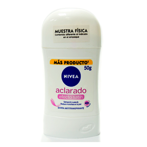 Desodorante Nivea Deo Aclarado Efecto Satin Barra X 50 G - Nivea