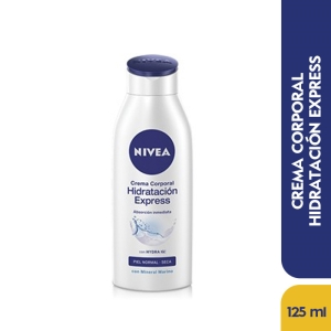 Crema Corporal Nivea Hidratacion Express Piel Normal / Seca Frasco X 125 Ml Ahorre $1.000 - Nivea