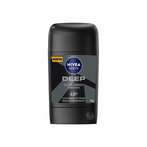 Nivea Deo Men Deep Black Carbon Barra X 50 Gr - Sin Asignar