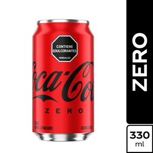 Coca-cola Zero 330 Ml Lata X 1 - Coca  Cola