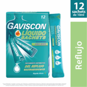 Gaviscon Suspención Oral Menta X 12 Sobres - Gaviscon