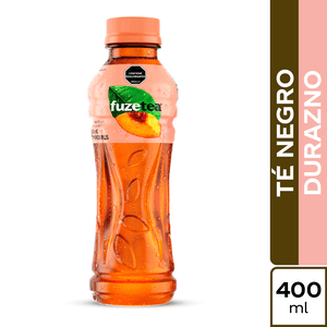 Te Fuze Tea Negro Sabor Durazno Pet X 400 Ml - Fuze Tea