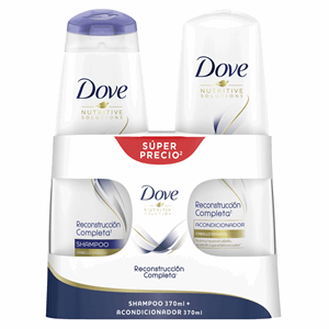 Dove Shampoo Recons Completa X 370 Ml+acond Recons X 370 Ml (p/especial) - Sin Asignar