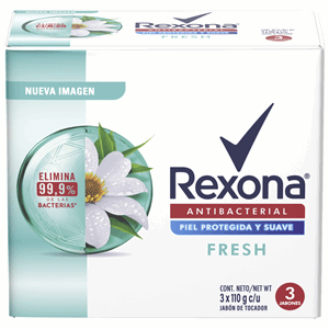 Rexona Jabon Antibac Fresh Tripack X 110 Gr C/u - Sin Asignar