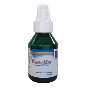 Bencifar 150 Mg Soluc Topica Bucal Spray X 120 Ml - Sin Asignar
