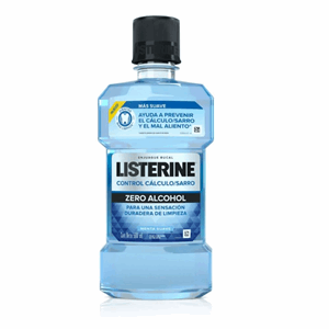 Listerine Control Calculo Sarro Zero Alcohol Sabor Menta Suave X 500 Ml - Listerine