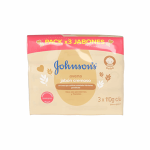 Jabon Johnson Baby Avena 3 X 110 Gr  P/especial - J&j