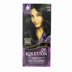 Tinte Koleston Crema De Color Negro N°20 Minikit (gratis Activador Color X 50 Ml + Guantes) - Koleston
