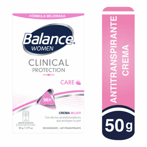 Desodorante Balance Women Clinical Care Crema X 50 G - Balance