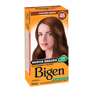 Tinte Bigen Castaño Medio No 46(tradic) - Bigen 