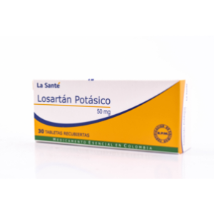 Losartan Potasico L-s 50 Mg Caja X 30 Tabletas Recubiertas - La Sante