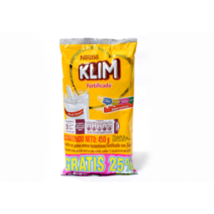 Klim Leche Fortificada Inst Bolsa X 450 Gr (360 Gr Gtis 90 Gr) - Klim