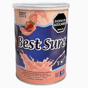 Best Sure Forte Sabor Fresa Lata X 400 G - Best
