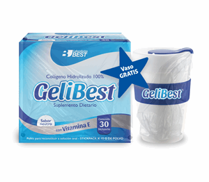 Gelibest Colageno Hidrol+vit E 9.98 Gr/30 Ui Neutro P/vo Caja X 30 Sobres+vaso - Sin Asignar