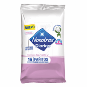 Nosotras Sensiti-v Pañitos Humed Intimos X 16 Unid  40721 - Nosotras
