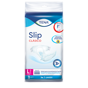 Pañales Tena Slip Clasico Talla L X 3 Unidades - Tena