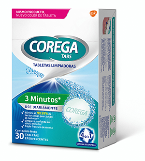 Corega Tabs 3 Minutos X 30 Tabletas  Limp. Protesis - Corega