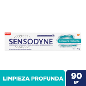 Crema Dental Sensodyne Limpieza Profunda Tubo X 90 G - Sensodyne