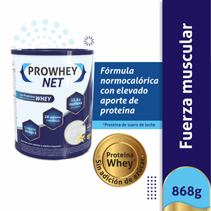 Prowhey Net Vainilla Polvo Lata X 868 Gr - Sin Asignar