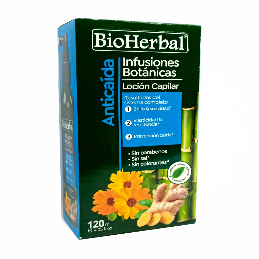 Bioherbal Locion Capilar Anticaida Fco X 120 Ml - Bioherbal