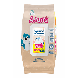 Arrurru Bivien Toallitas Humedas Extra Acol Avena & Karite X 100 Und P/esp Pr - Arrurru