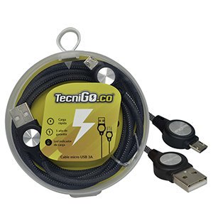 Cable Micro Usb 3a Tecnigo Ref 30424 - Sin Asignar
