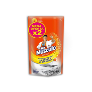 Mr Musculo Advan Cocina R/pto Doypack 2 X 500 Ml Naranja Mega Oferta - Mr  Musculo