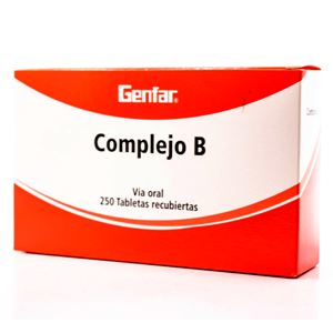 Complejo B X 250 Tabletas Recubiertas - Complejo  B  Gf