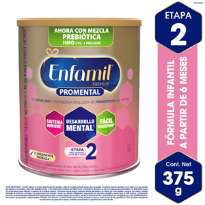 Enfamil Premium 2 Con Prebioticos Con Mfgm Lata X 375 G - Enfamil
