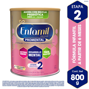 Enfamil Premium 2 Con Mfgm Lata X 800 G - Enfamil