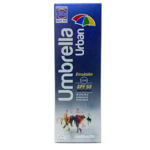 Umbrella Urban Emulsion Spf 50 Tubo X 50 Gr Con Bomba - Umbrella