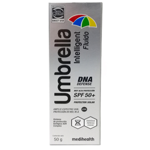 Umbrella Intelligent Fluido Emulsion Spf 50+ Tubo X 50 Gr Con Bomba - Umbrella