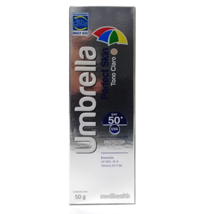 Umbrella Perfect Skin Tono Claro Emul Spf 50+ Tubo X 50 Gr Con Bomba - Umbrella