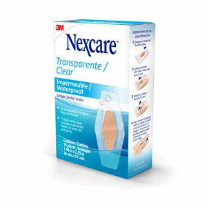 Curas Impermeables Venditas Transparente Nexcare 3m Caja X 15 Unds - Sin Asignar