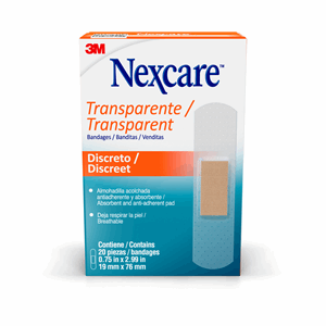 Curas Discreto Venditas Transparente Nexcare 3m Caja X 20 Unds - Sin Asignar