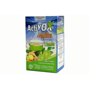 Activox Jengibre Limon Polvo Caja X 6 Sobres - Natural  Freshly