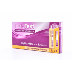 Prueba De Embarazo Early Test Tiras - Interbel