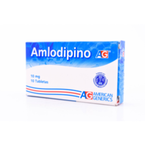 Amlodipino Ag 10 Mg Caja X 10 Tabletas - Ag