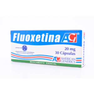 Fluoxetina A-g 20 Mg X 30 Tabletas - Fluoxetina  Ag