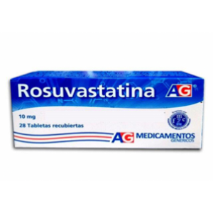 Rosuvastatina A-g 10 Mg Caja X 28 Tabletas Recubiertas - Rosuvastatina  A-g