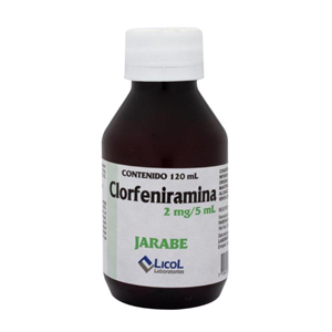 Jarabe Clorfeniramina Frasco X 120 Ml - Licol
