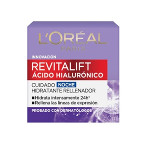 Revitalift Acido Hialuronico Cuid Noche Crema Pote X 50 Ml - Sin Asignar