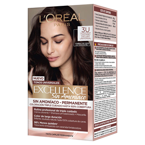 Excellence Sin Amoniaco Est Tono 3u Castaño Oscuro Universal X 1 Tubo - Sin Asignar