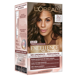 Excellence Sin Amoniaco Est Tono 5u Castaño Claro Universal X 1 Tubo - Sin Asignar