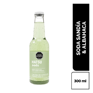 Hatsu Soda Sandia Y Albahaca X 300 Ml - Sin Asignar
