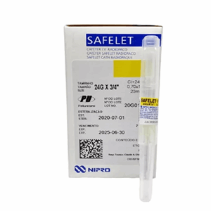 Catether Safalet Nipro Desechable No 24. - Nipro