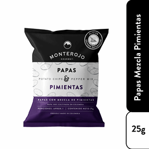 Papas Monte Rojo Mezcla De Pimientas X 25 Gr - Monte  Rojo
