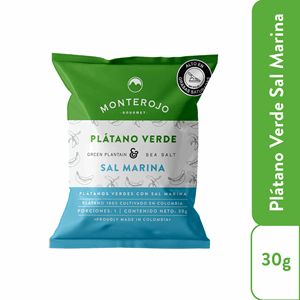 Monte Rojo Platano Verde Sal Marina X 25 Gr - Monte  Rojo