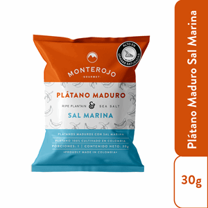 Monte Rojo Platano Maduro Sal Marina X 25 Gr - Monte  Rojo